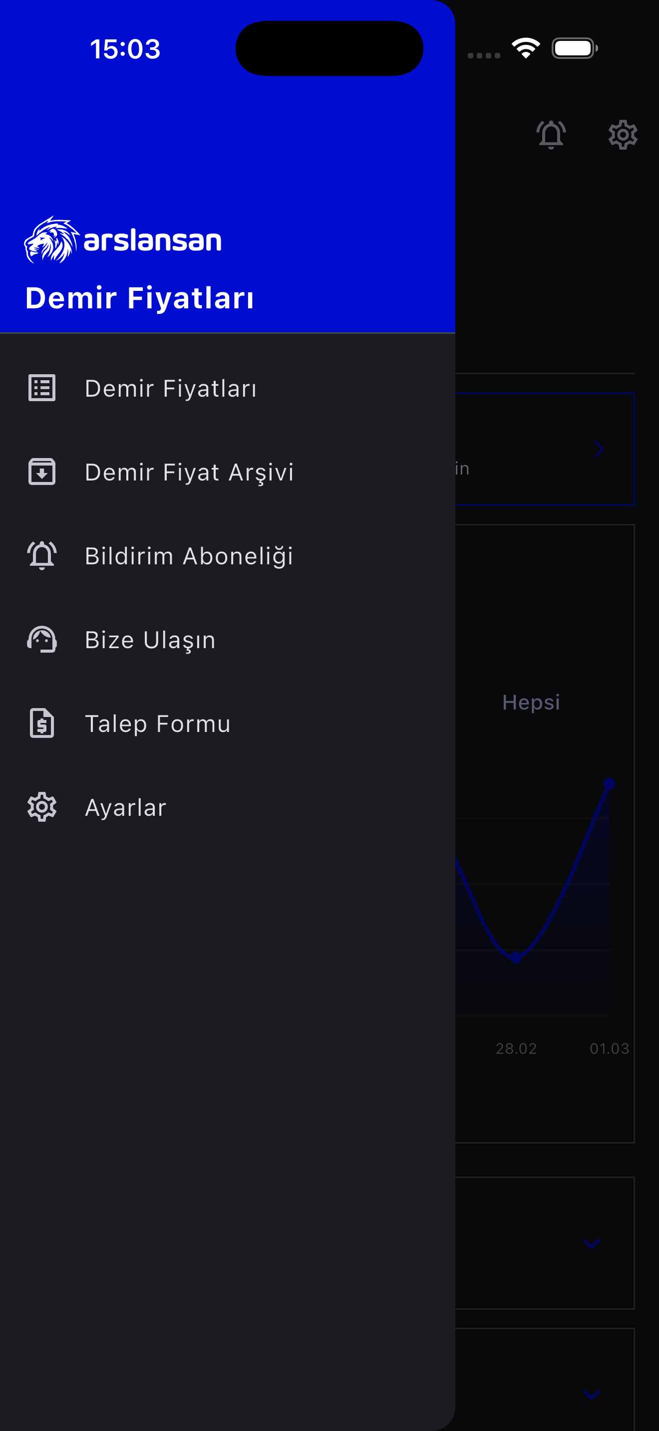 Arslansan Mobil Uygulama ekran 12