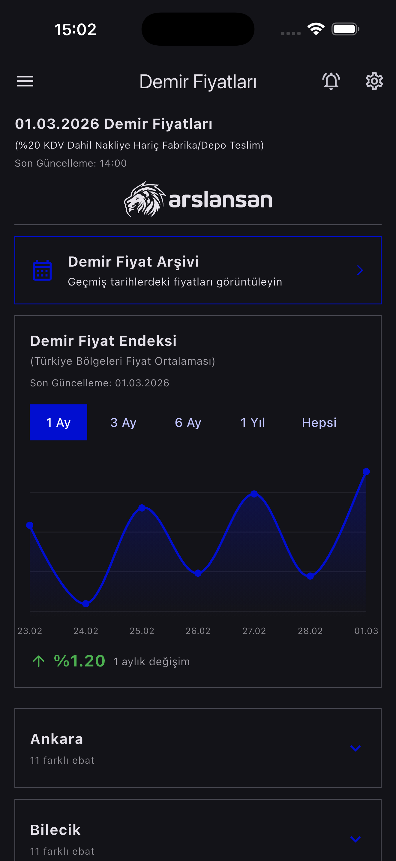 Arslansan Mobil Uygulama ekran 16